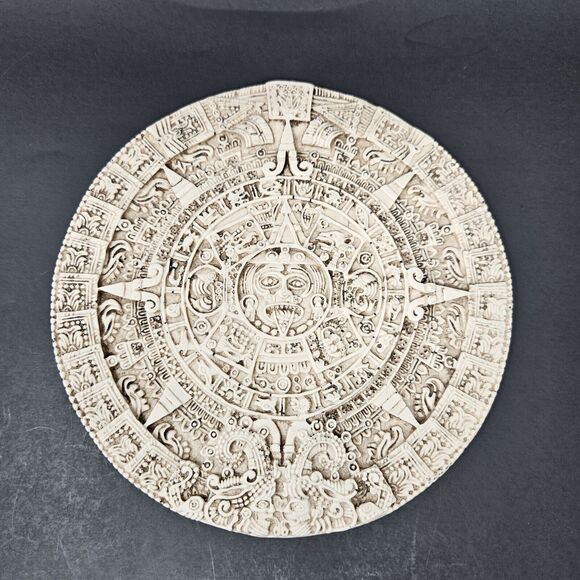 Ceramic Mayan Calendar 10in - Picture 1 of 6